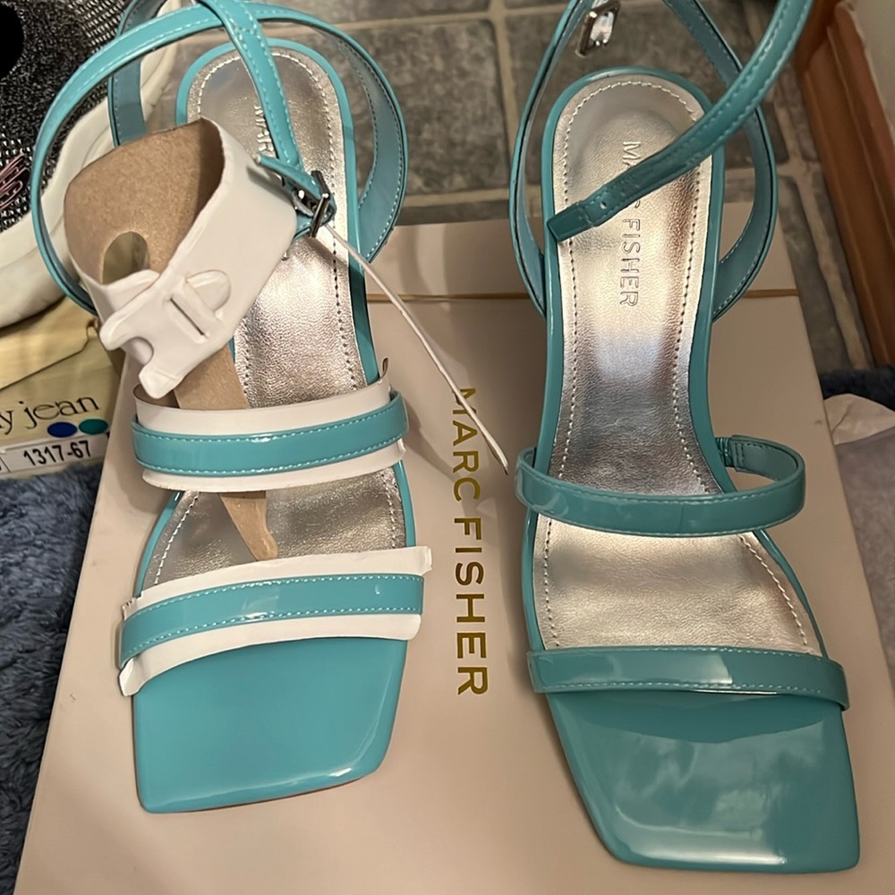 Pretty blue sandals.  Never worn